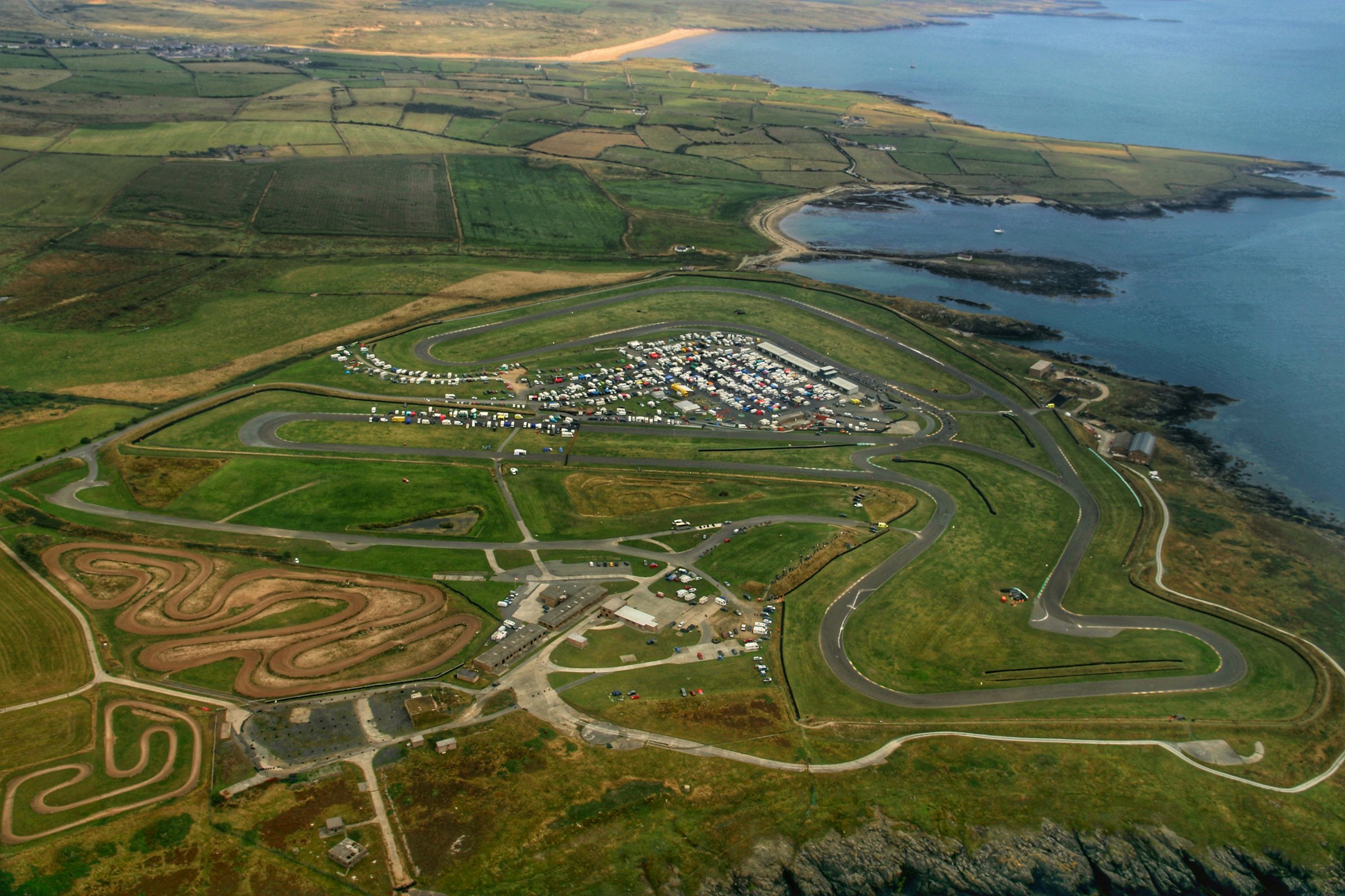 Anglesey Circuit from the air