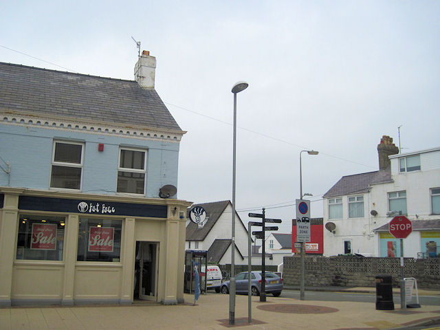 Fat Face shop and Rhosneigr centre